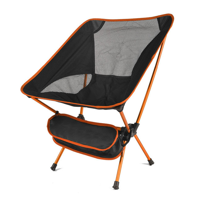 Tragbarer Fold N Go Stuhl mit Tragetasche